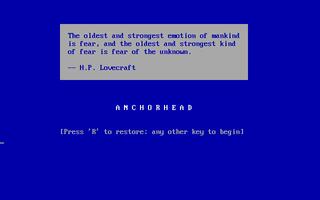 screenshot of Anchorhead