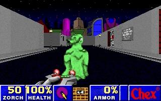 screenshot of Chex Quest 2: Flemoids Take Chextropolis