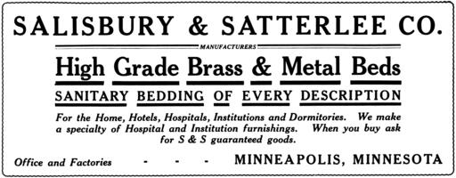 text advertisement for Salisbury & Satterlee Co.